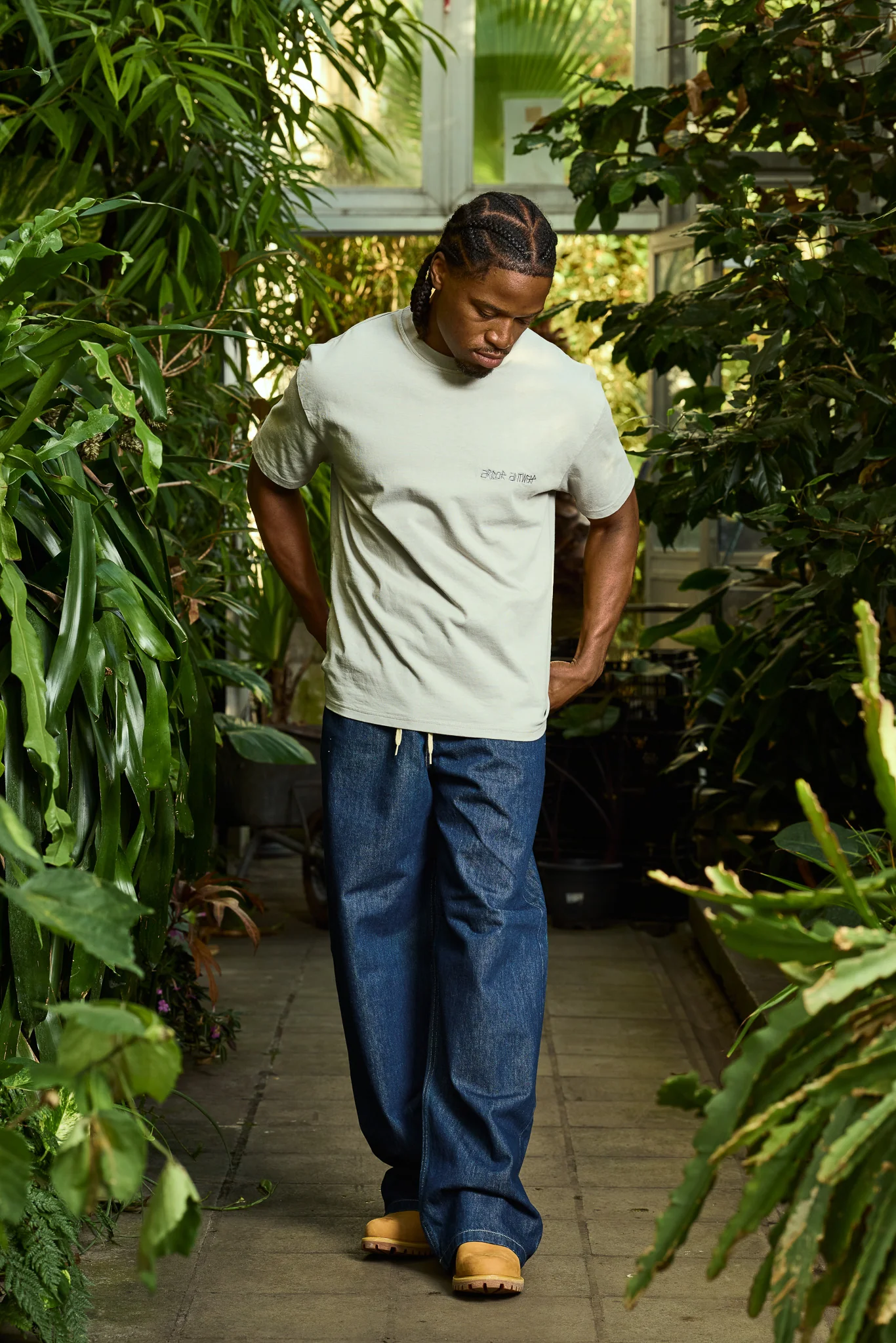 Beige Blossoms T-shirt - Image 3