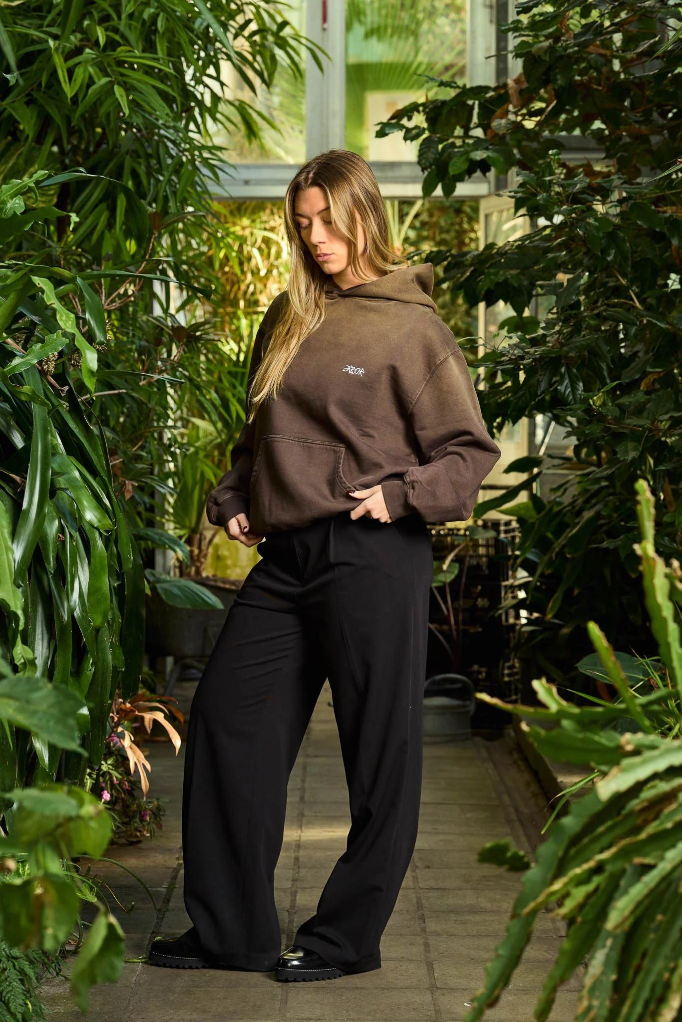 Brown Sunfaded Hoodie - Image 3