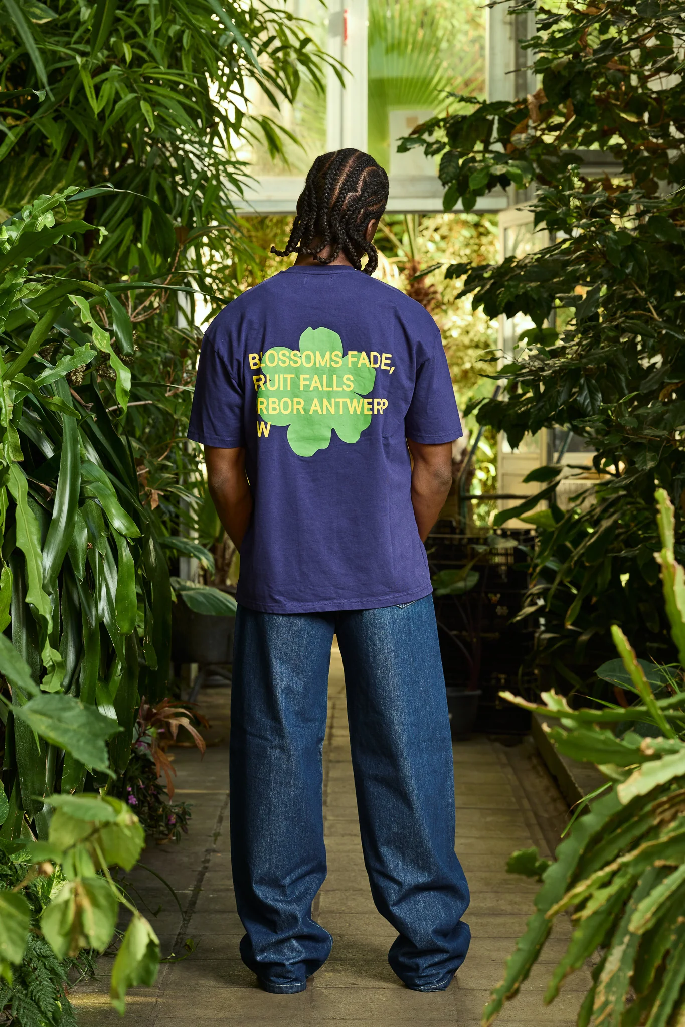 Green Blossoms T-shirt - Image 4