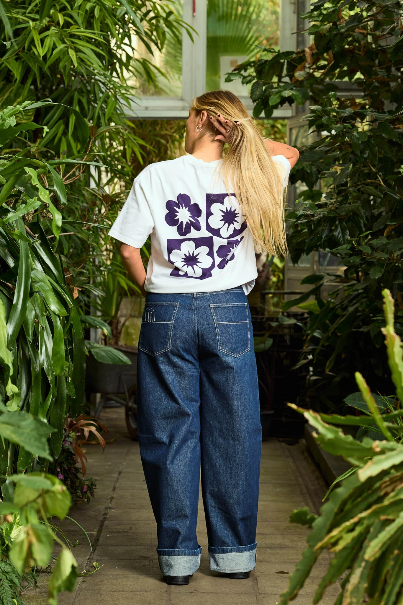 Purple Flower T-shirt - Image 4